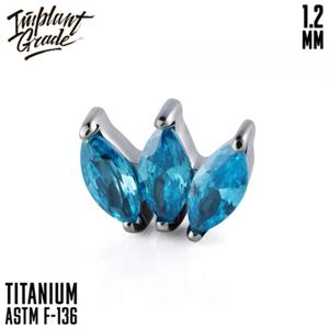 Топ "MARQUISE VOL.2 BLUE ZIRCONE"