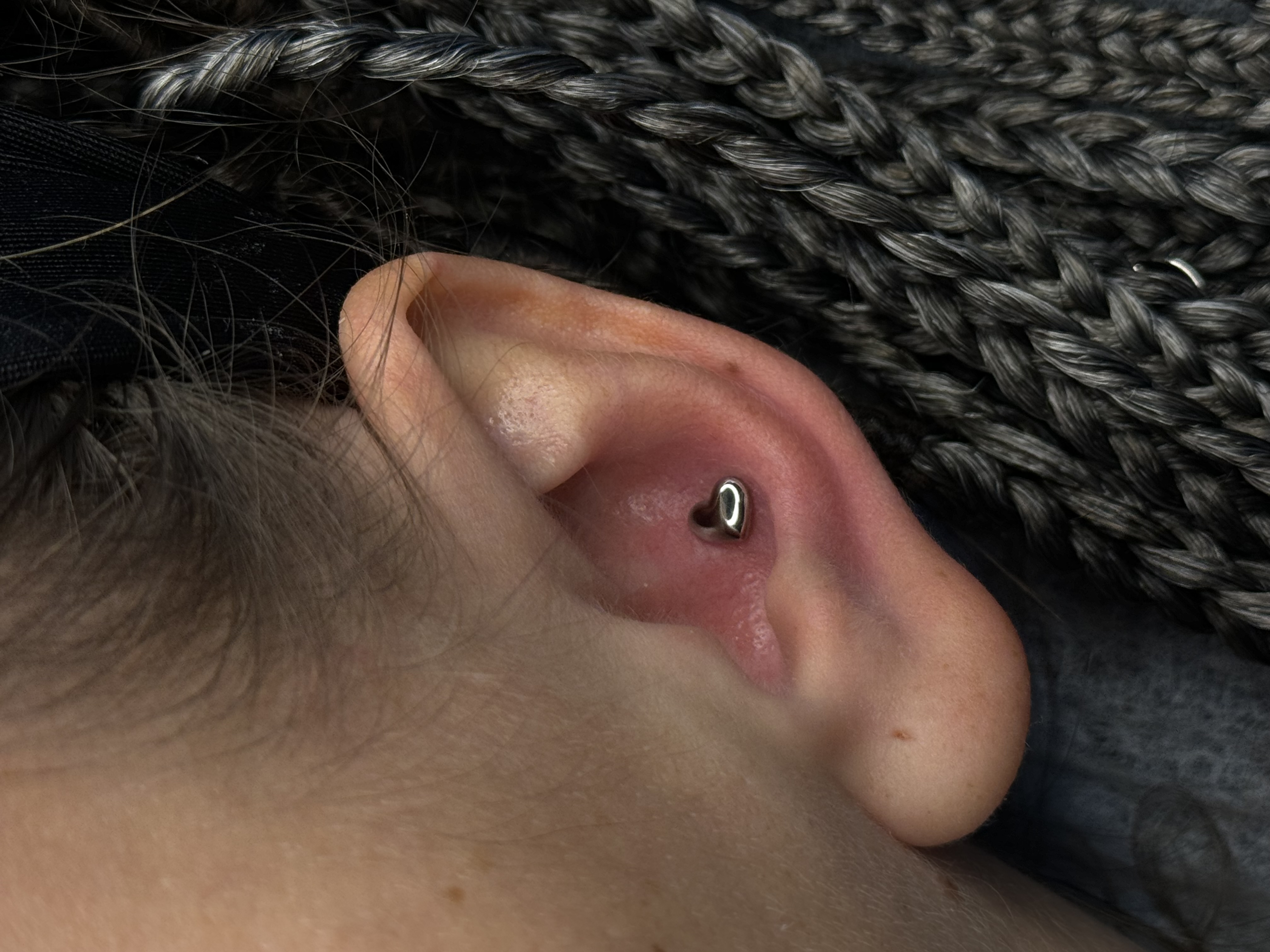 Топ "HEART SHAPE SILVER"