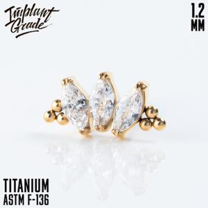 Топ "NEW BEAD MARQUISE GOLD"