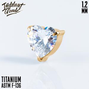 Топ "HEART CZ GOLD"